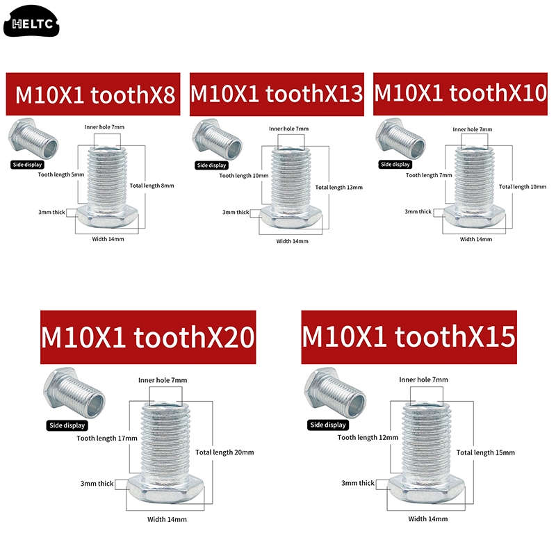 Teeth Whitening Youtube - Rura gwintowana M10 z nakrętką do