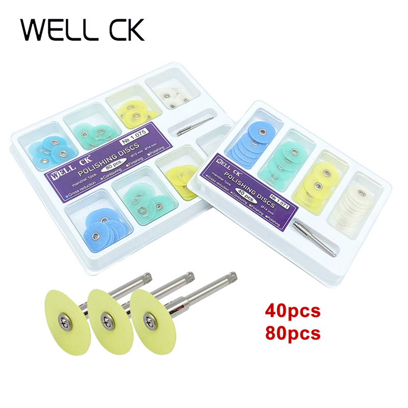 Teeth Whitening Home - WELL CK 40/80 szt. Tarcze do