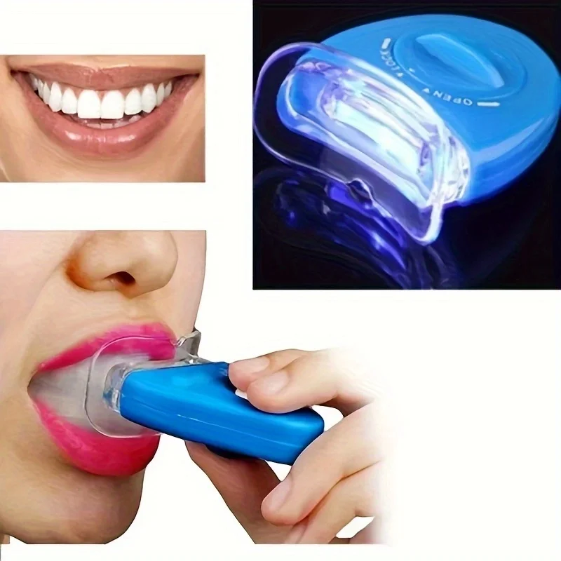 Teeth Whitening Uv Light - Lampa LED do wybielania zębów, niebieskie