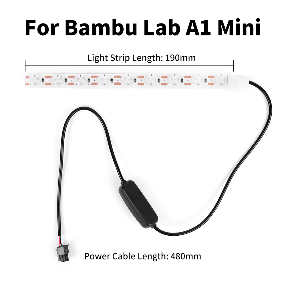 Whitening Strip 3D - Ulepszona listwa świetlna LED do Bambu