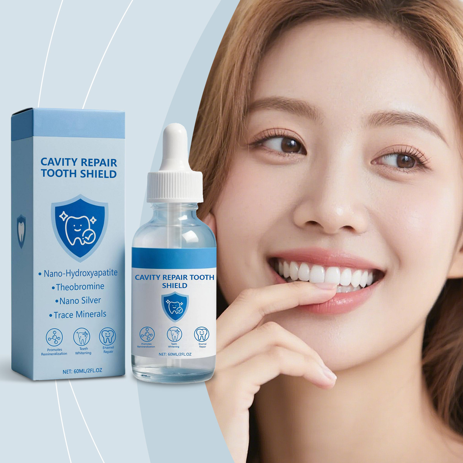 Teeth Whitening Products - 60ml Preparat do wybielania zębów, naprawy