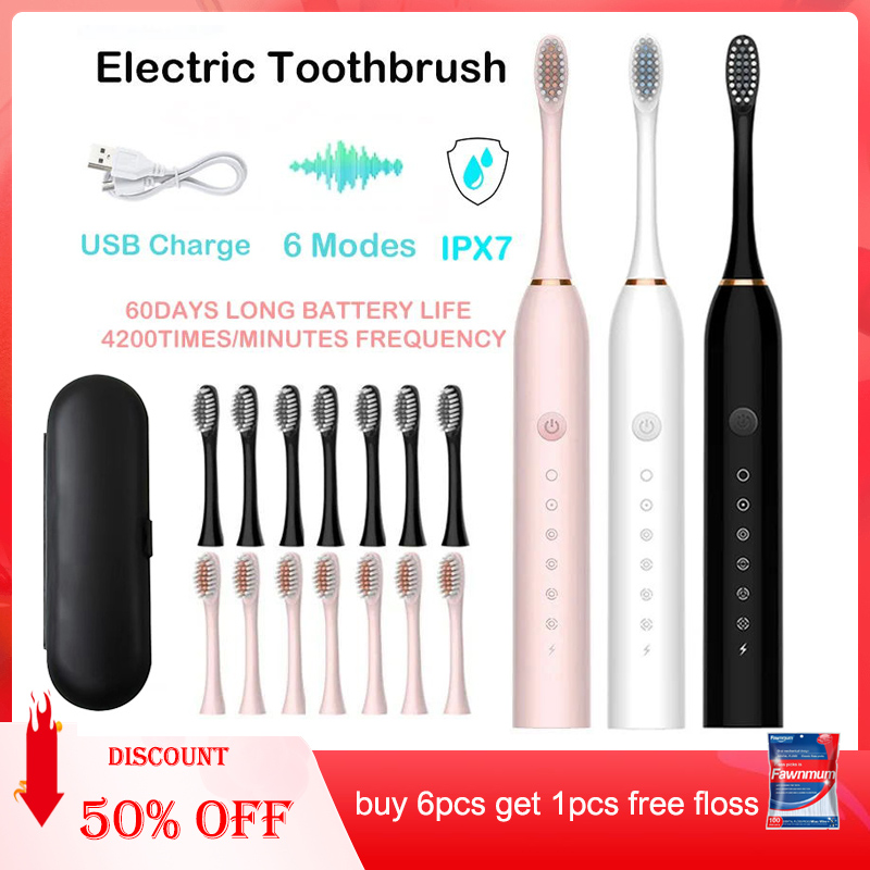 Teeth Whitening Or Tooth Whitening - Elektryczna soniczna szczoteczka do zębów dla