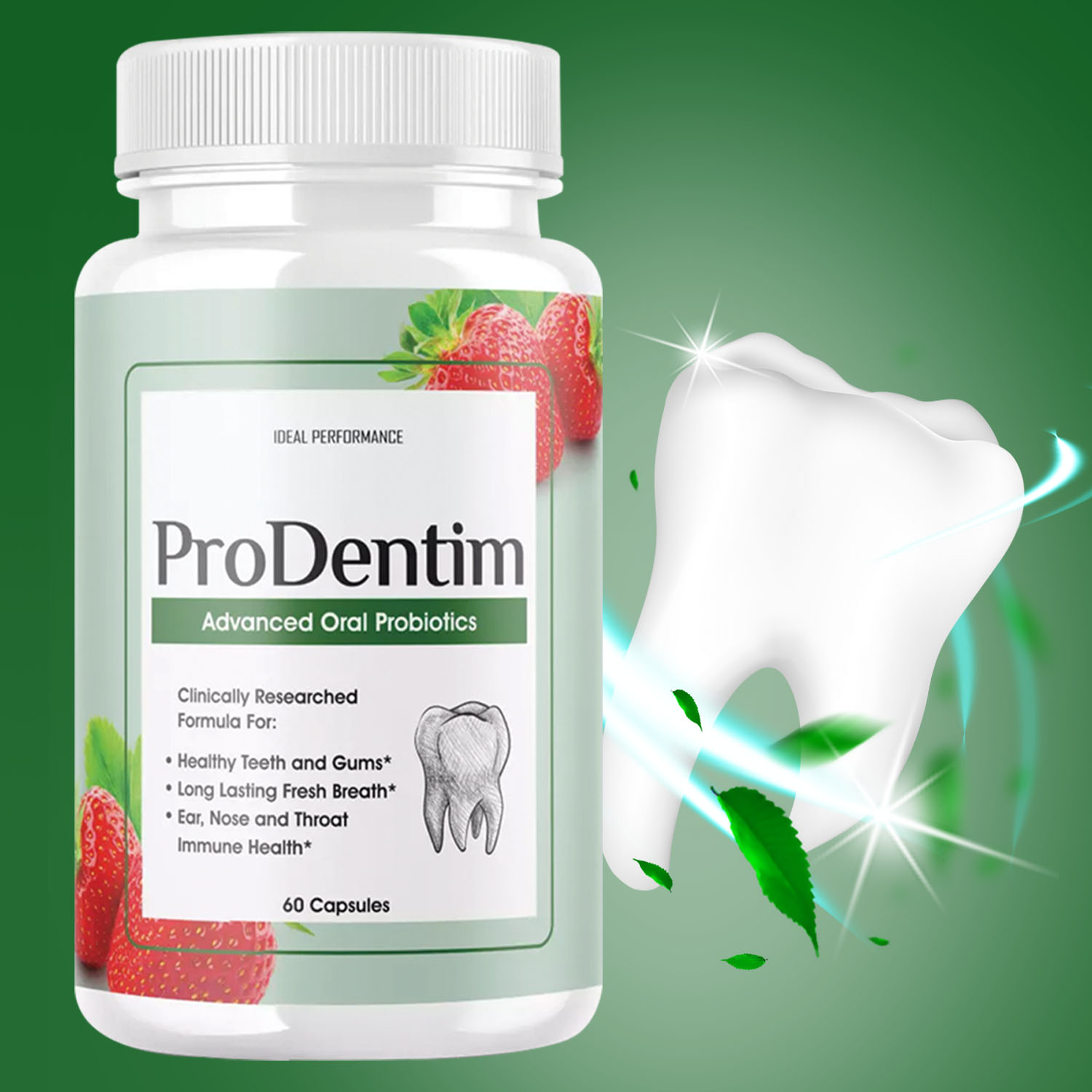 Teeth Whitening Enzymes - Zaawansowane probiotyki do jamy ustnej -