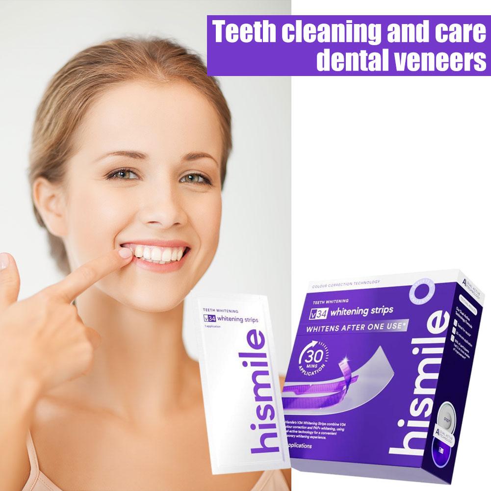 Fioletowe paski do wybielania  – Teeth Whitening Strips recenzja i cena