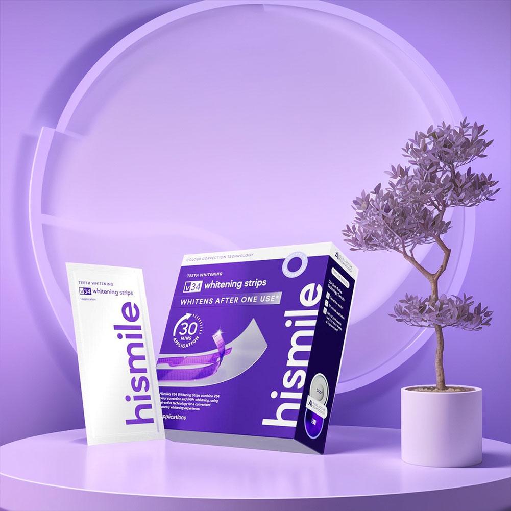 Fioletowe paski do wybielania  – Teeth Whitening Strips recenzja i cena