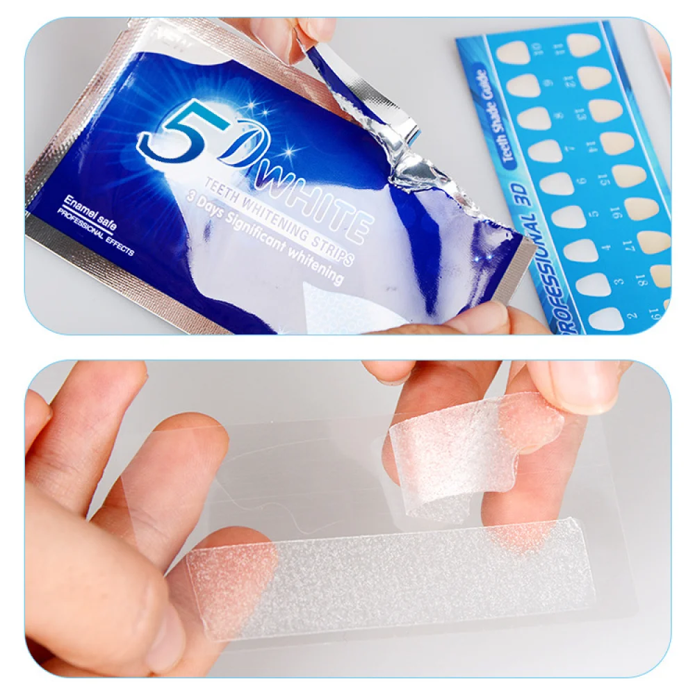 2 pudełka Pasków do Wybielania – Whitening Strip 3D recenzja i cena